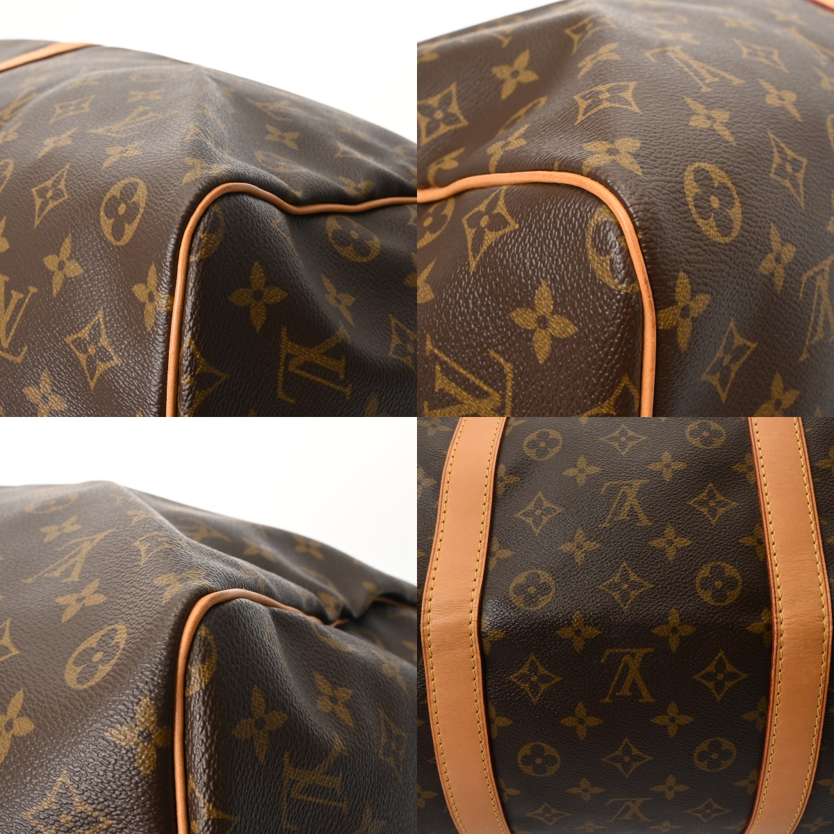 ルイ ヴィトン モノグラム キーポル バンドリエール 60 ブラウン