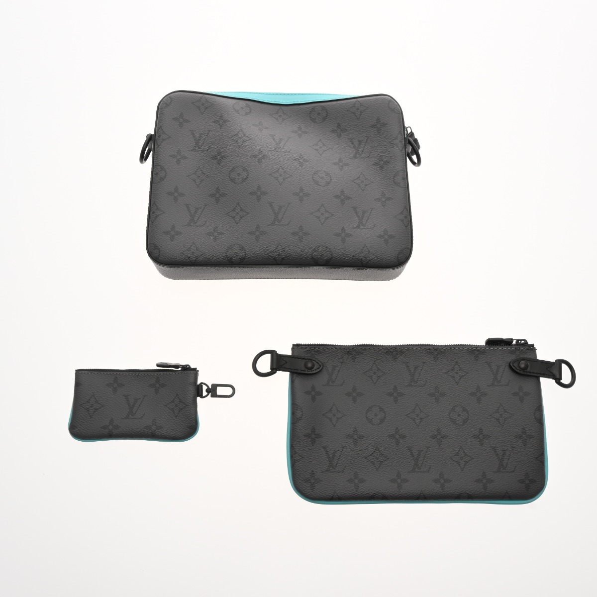 ルイ ヴィトン モノグラムキャンバス トリオ メッセンジャー グレー系