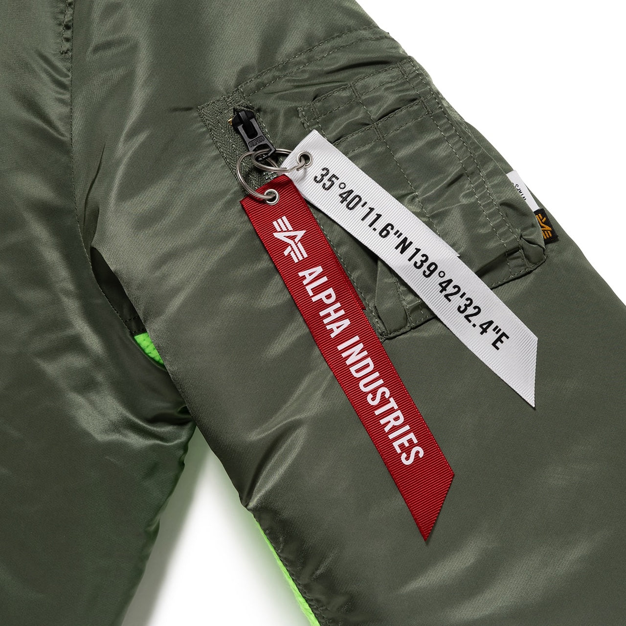 WTAPS / MA-1 CORE SPEC / JACKET / NYLON. TWILL. ALPHA INDUSTRIES