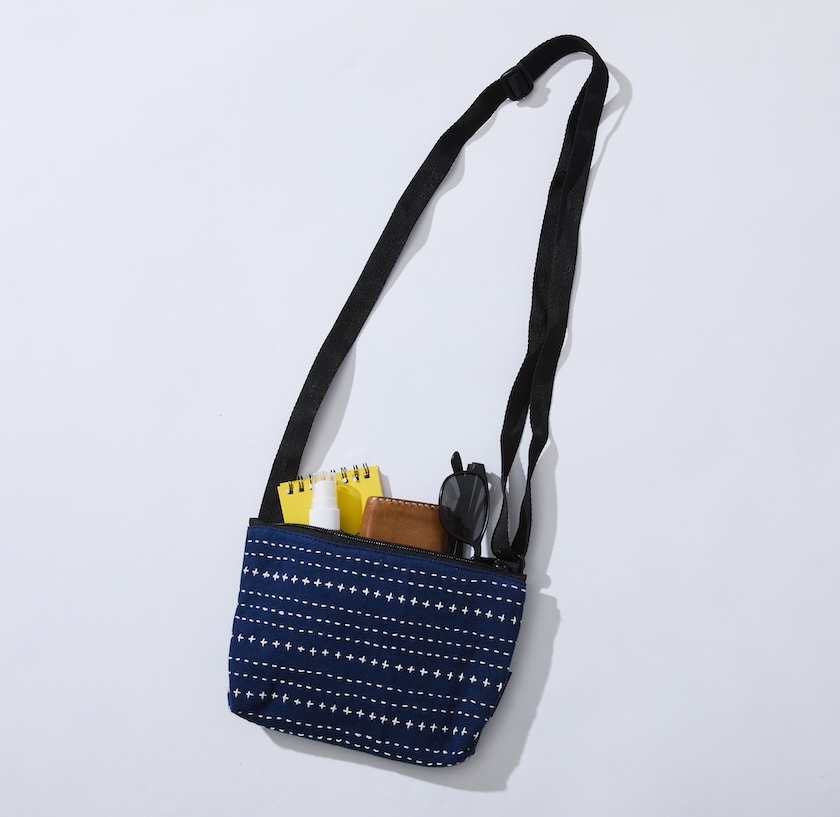 漁師が愛した伝統の防寒着“どんざ”が日常的バッグに!? おのころ藍と