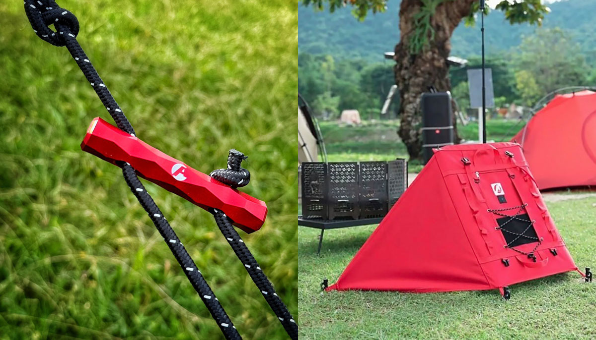 アシモクラフツの新作が豊作。Asigrip形状の自在金具、焚き火用風防