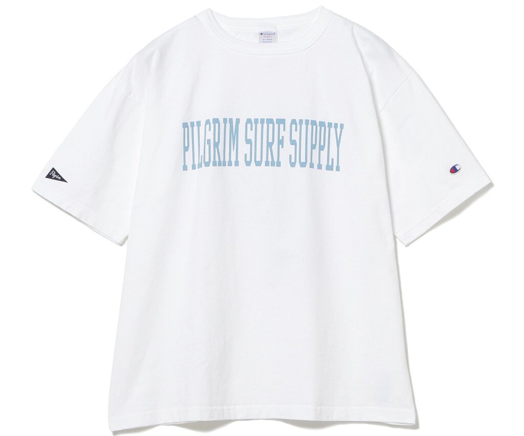 チャンピオンの人気Tシャツをカレッジ風に！ピルグリムの遊び心が