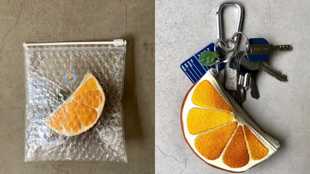 ビビッドなカラーが夏らしい、カットオレンジを模したリラックス