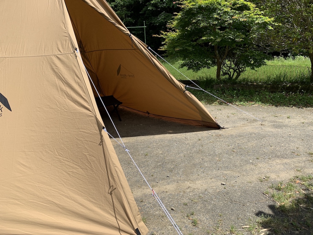 テンマクデザイン「サーカスTC」のガイロープ交換！自分好みにカスタム