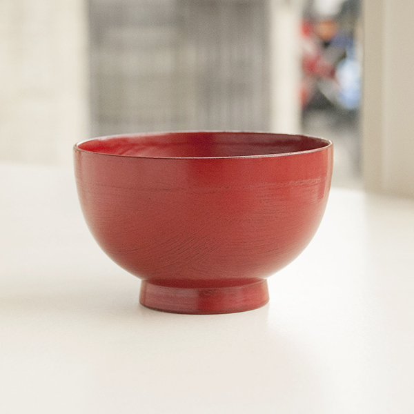 山岸 厚夫】汁椀渕布 刷毛根来 - yuyujin