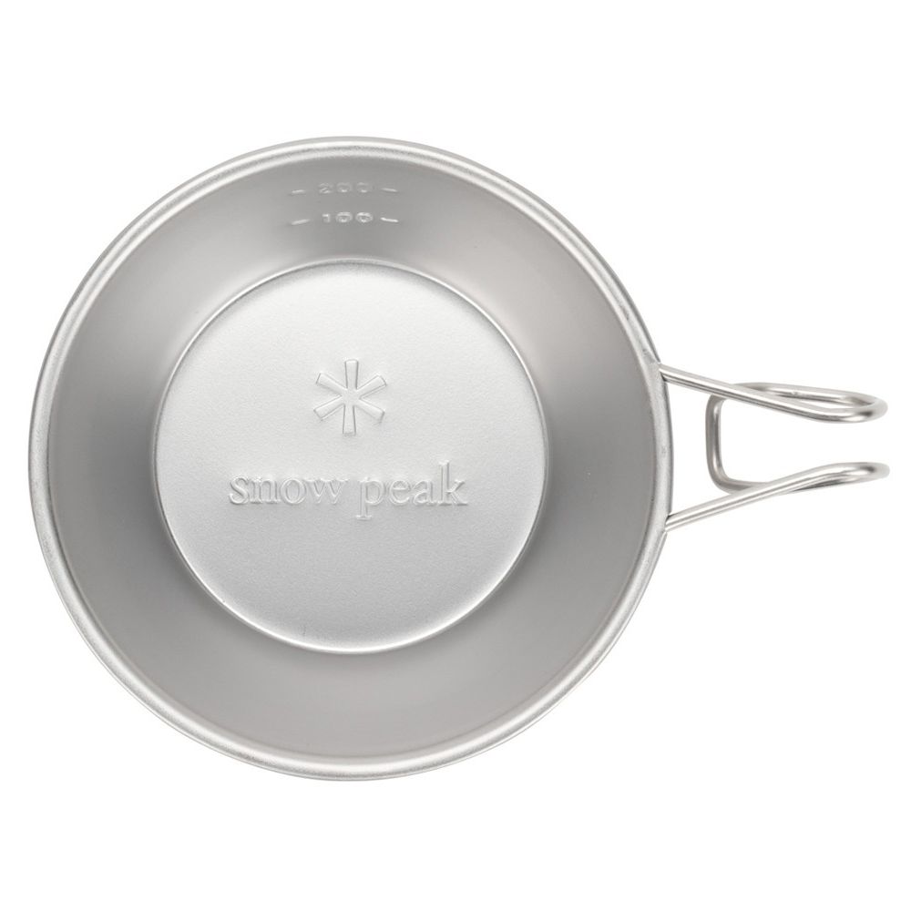 snow peak ステンレスシェラカップ E-203: キャンプ トレッキングギア