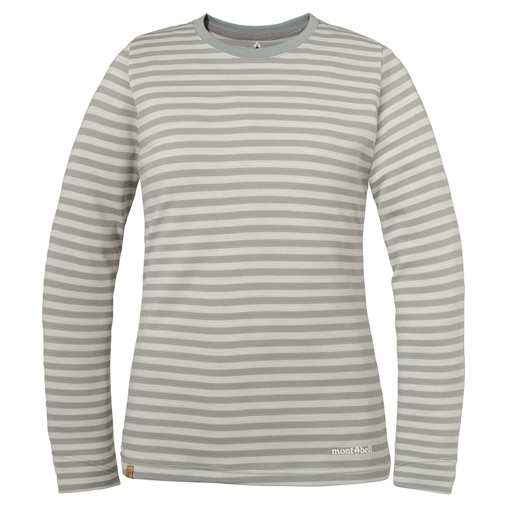 メリノウールプラスボーダーロングスリーブT Women's｜モンベル