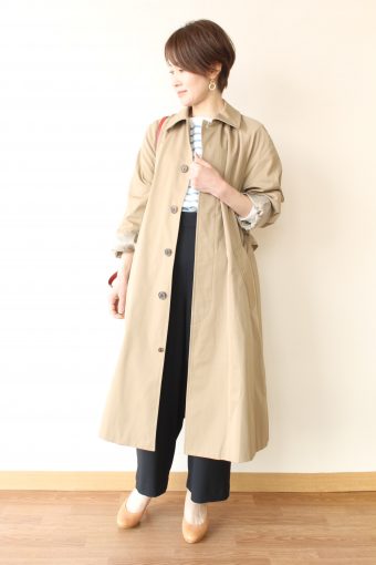 マカフィー（MACPHEE) ステンカラーコート／ベージュ - 41,800円