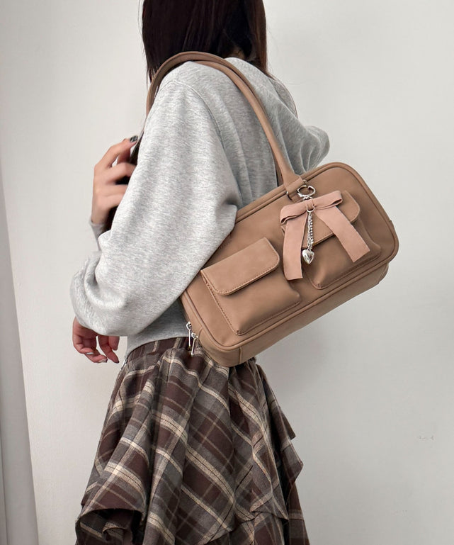 チャーム付きスクエアボストンバッグ｜WEGO（ウィゴー） – WEGO ONLINE