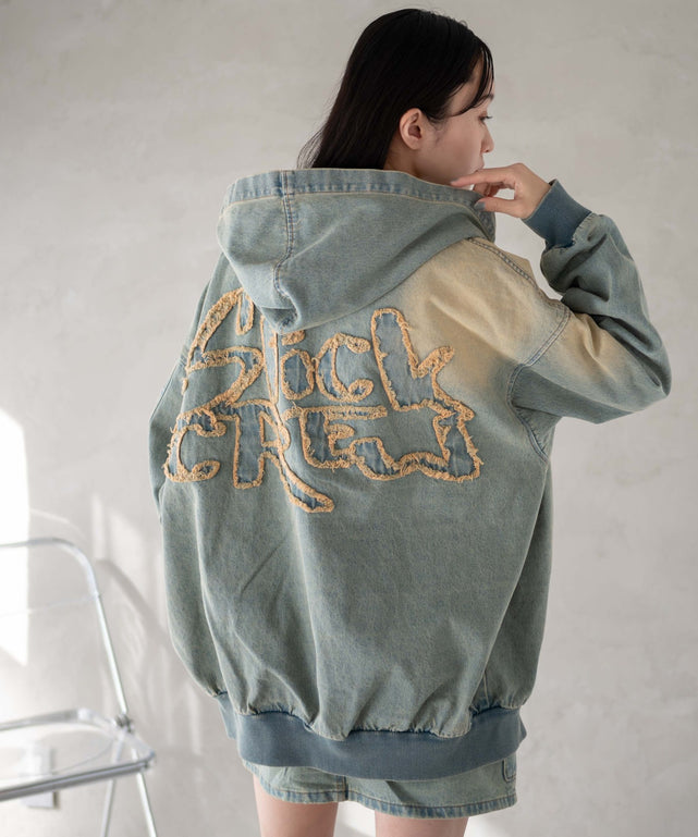 ヴィンテージウォッシュBIGフードブルゾン｜WEGO（ウィゴー） – WEGO