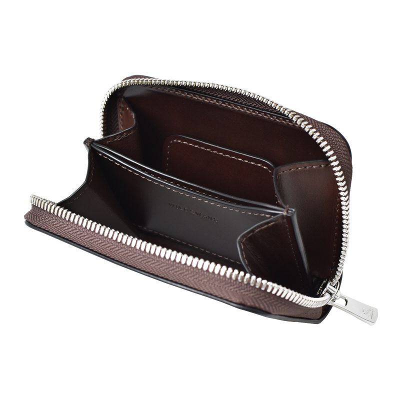 ラウンドファスナー式カード&コインケース《ラファロ》サドルプル