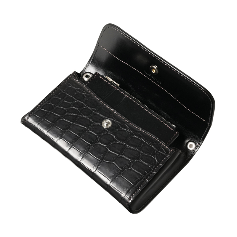 ミドルウォレット《B-2》クロコダイル｜WILDSWANS(ワイルドスワンズ