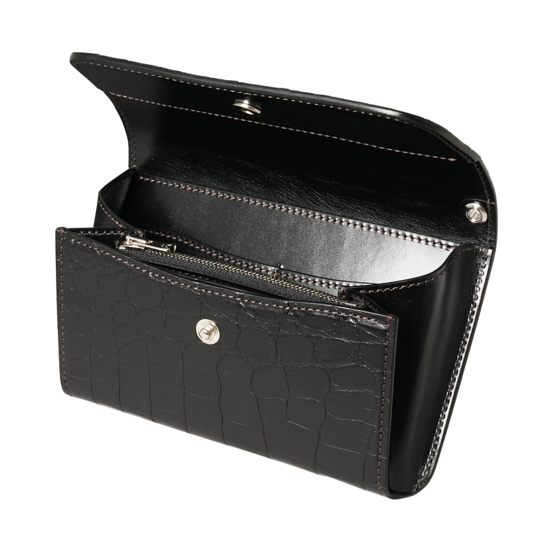 ミドルウォレット《B-2》クロコダイル｜WILDSWANS(ワイルドスワンズ
