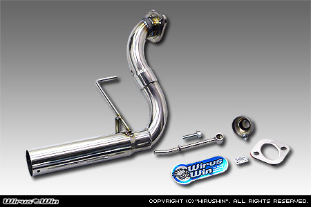 WirusWin】ホンダ バモス（GF-HM1・GF-HM2）用レーシングマフラー