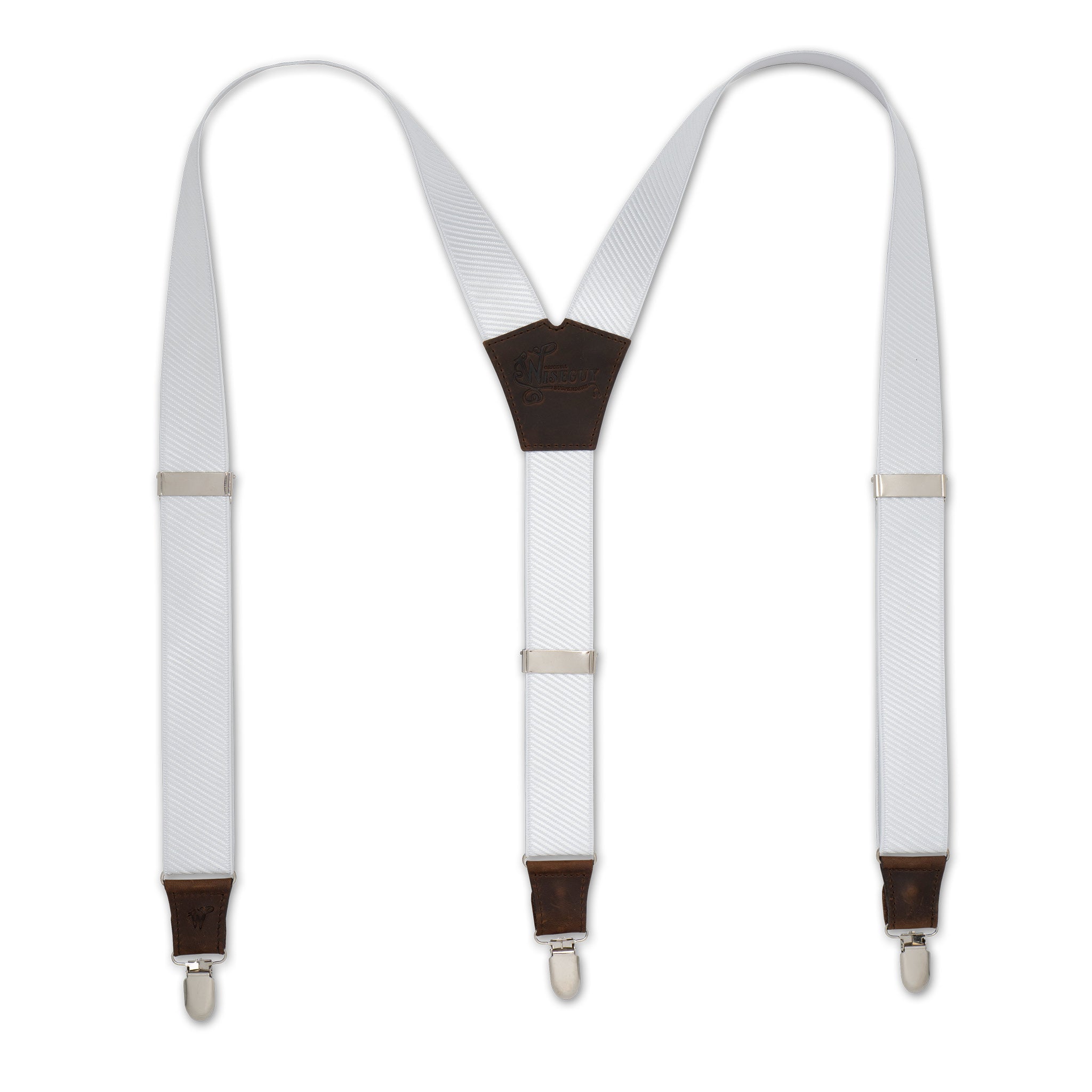 European manufactured elastic Snow White Suspenders – Essential