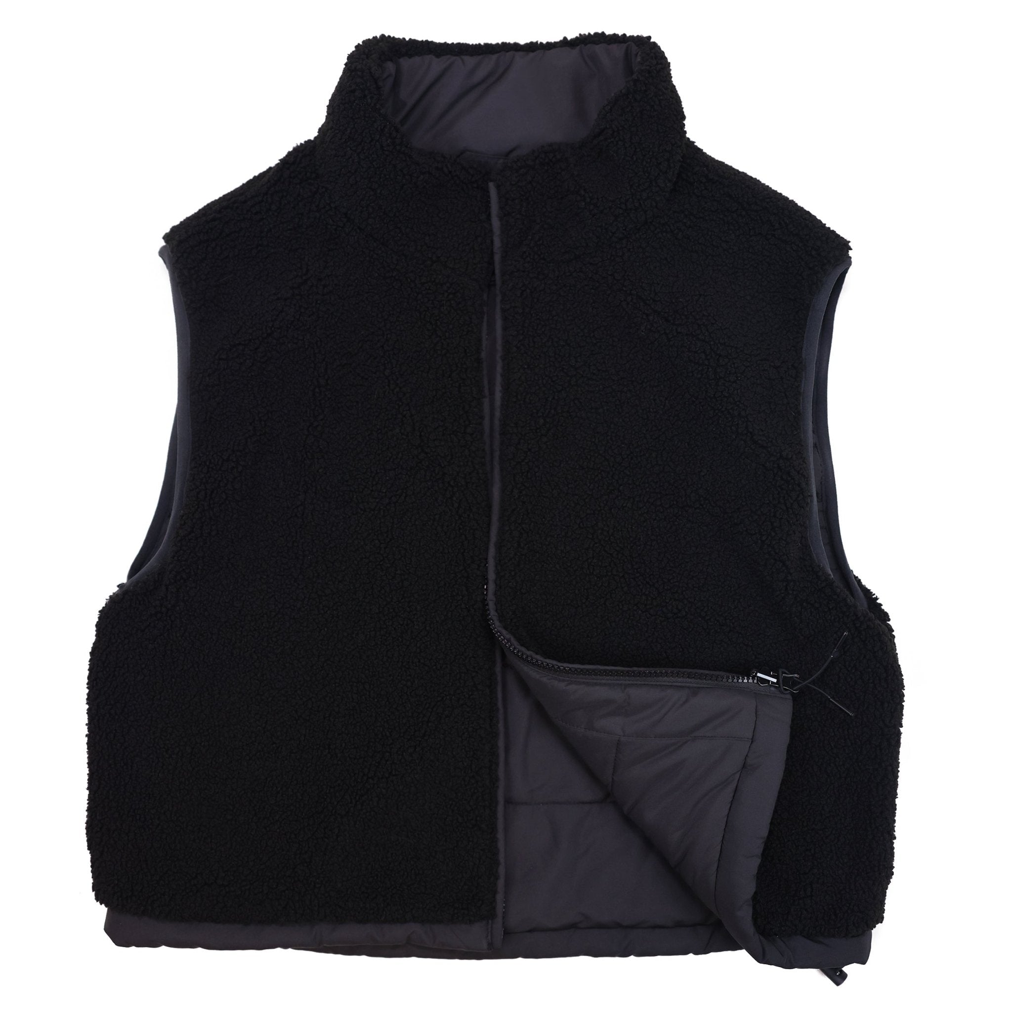 Cropped Reversible Vest Black – Whiskey Bent Hat Co