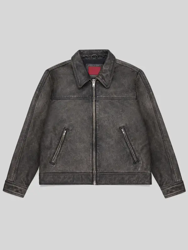 Mutimer Leather Jacket In Black & Brown - Wonder Jackets