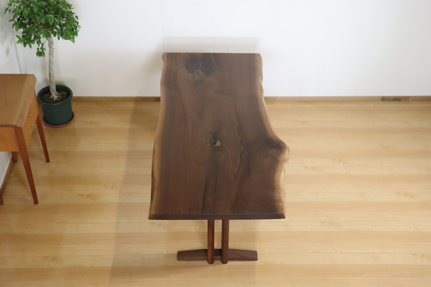 一枚板 ダイニングテーブル ウォールナット 1800 MS-7463 - 一枚板