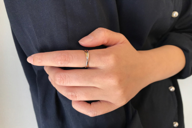 胸が高鳴る「2連ツイン」リング | ジュエリー工房オレフィーチェ