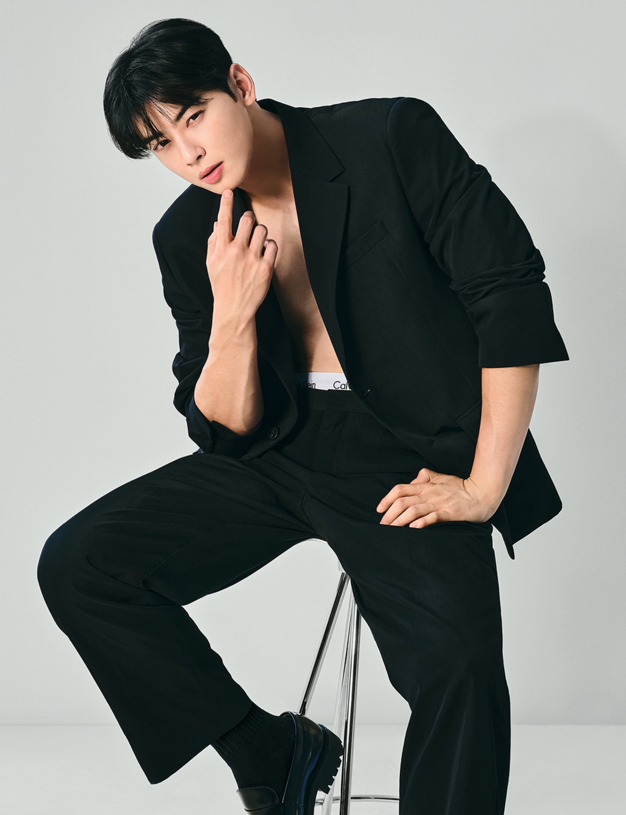 Cha Eun-woo Embodies Calvin Klein's Edge in Spring 2025 Campaign
