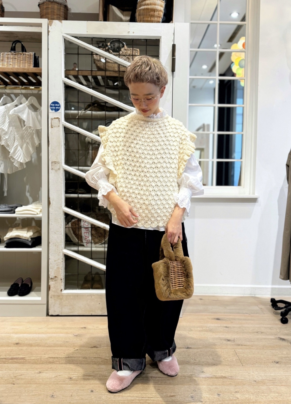 mina perhonen always バルーンワイドデニム DN4420A