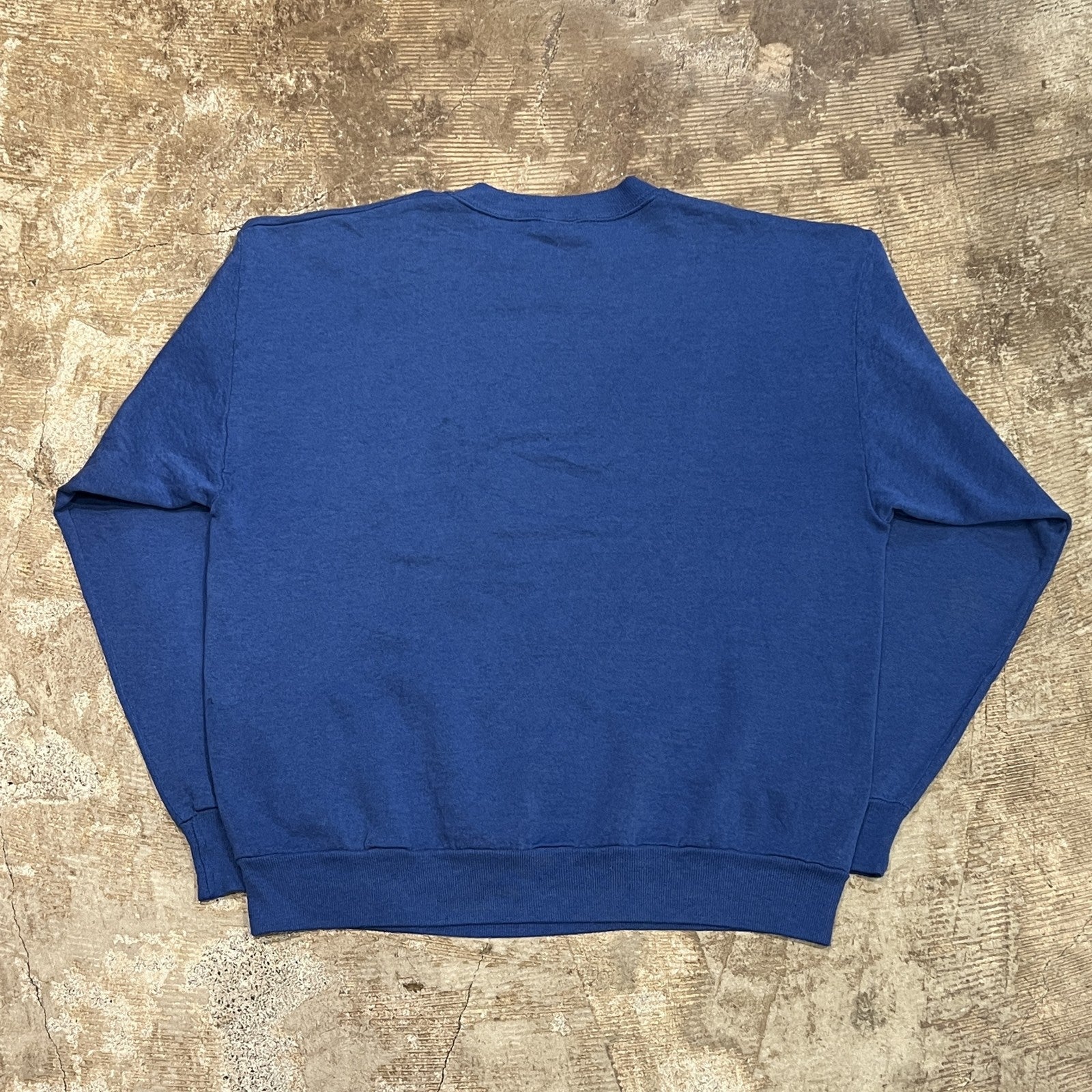 90s Jerzees USA製 無地スウェット ブルー L – 【古着屋3peace】