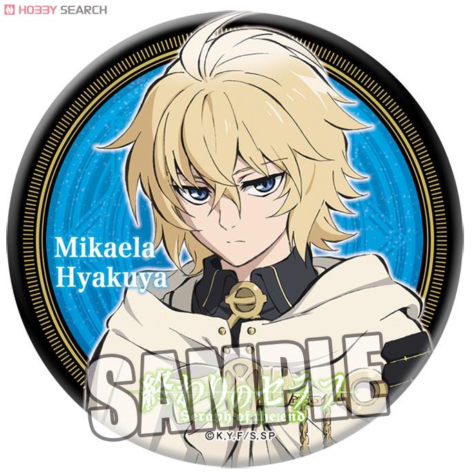 終わりのセラフ」 缶バッジ 「百夜ミカエラ」 (キャラクターグッズ