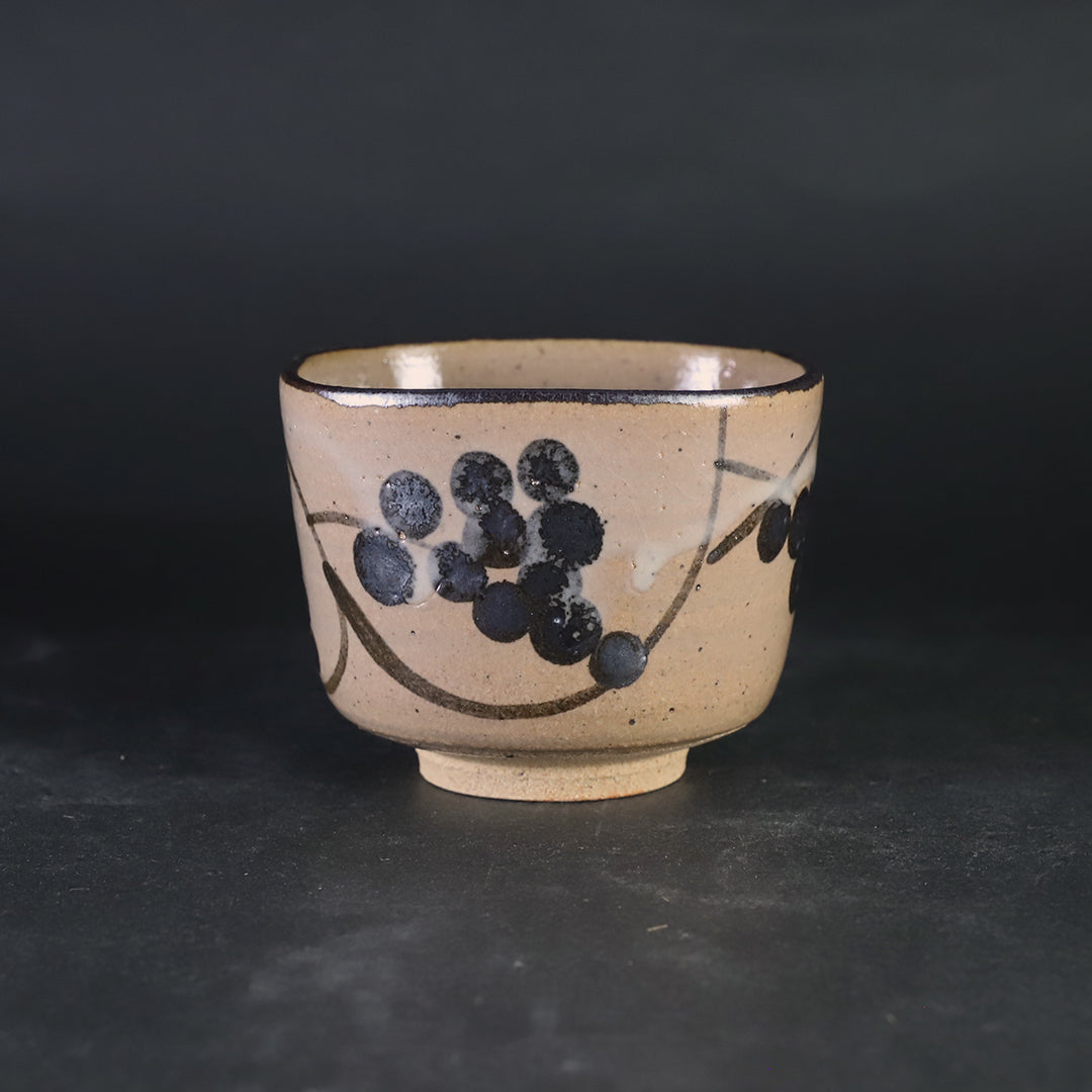 中里太郎右衛門窯 絵唐津向付（ぶどう 五客組） – ギャラリー一番館