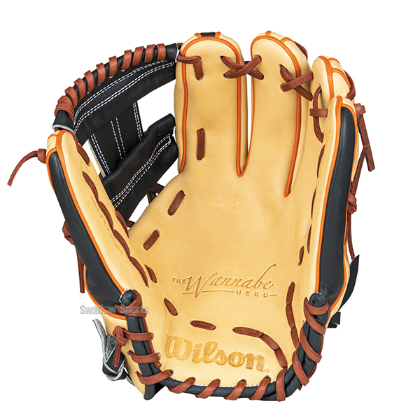 野球 ウィルソン 軟式 グローブ グラブ ワナビー ヒーロー デュアル 内