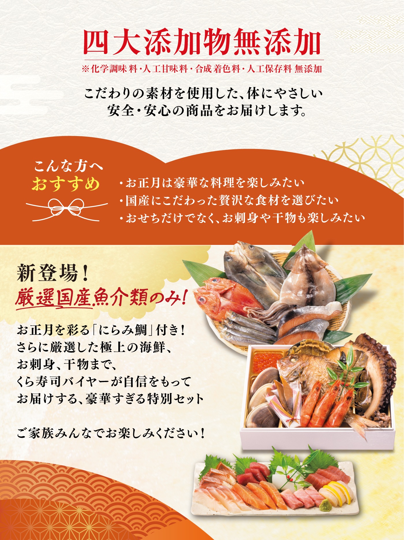 予約】2026 くら寿司特製 豪華新春セット 食事券2,000円分 4～5人前 23