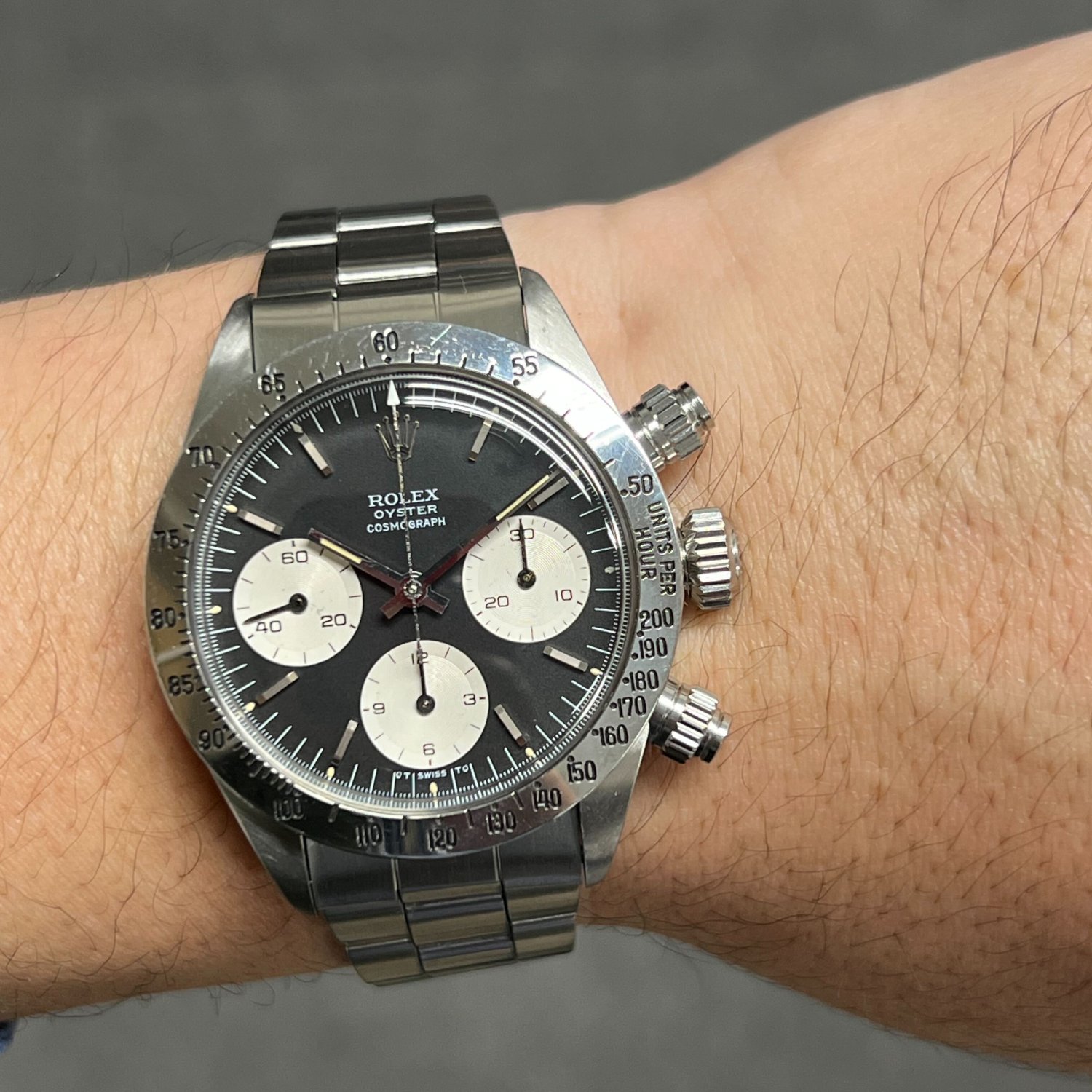 ロレックス デイトナ Ref.6265 ブラックダイヤル ヴィンテージ 259806