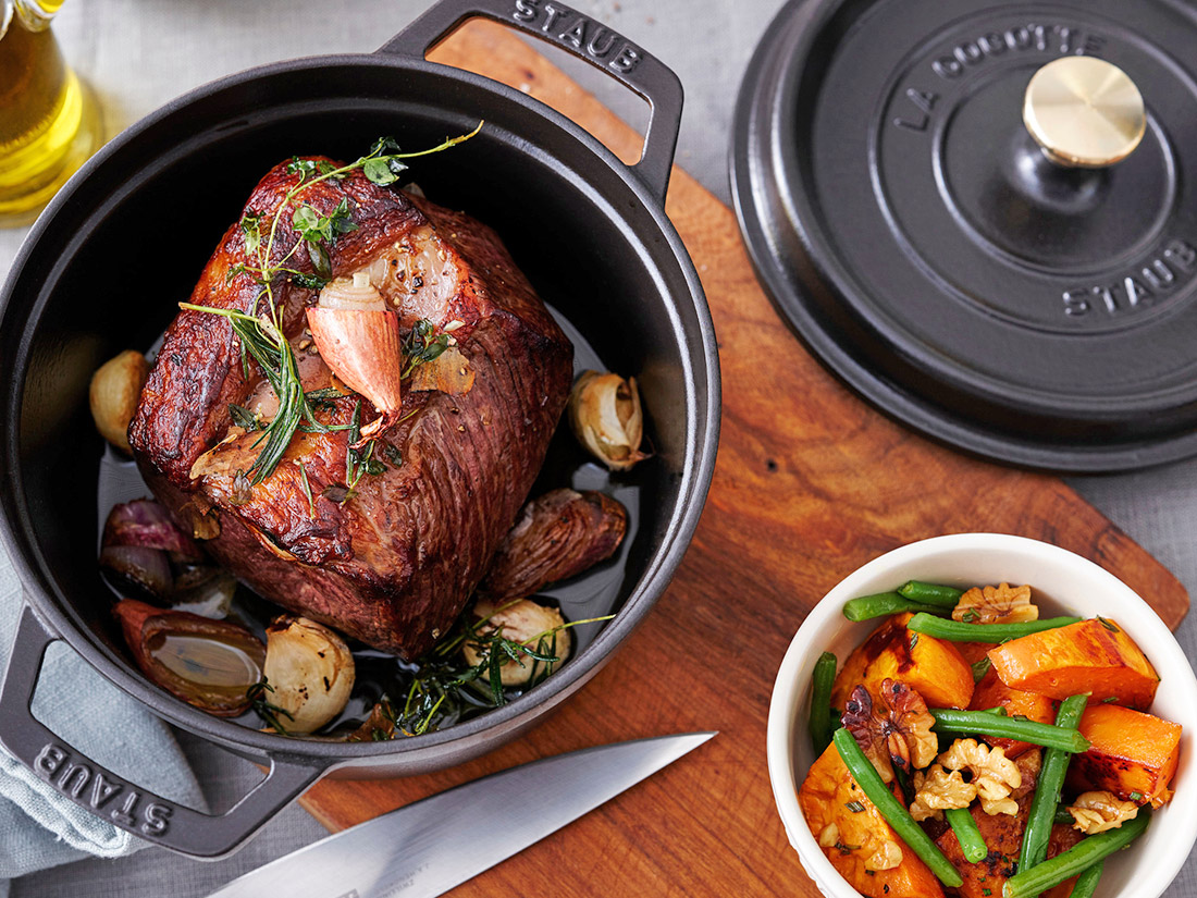 STAUB ピコ・ココット ラウンド 20cm ブラック 2.2L | 鍋 | お菓子