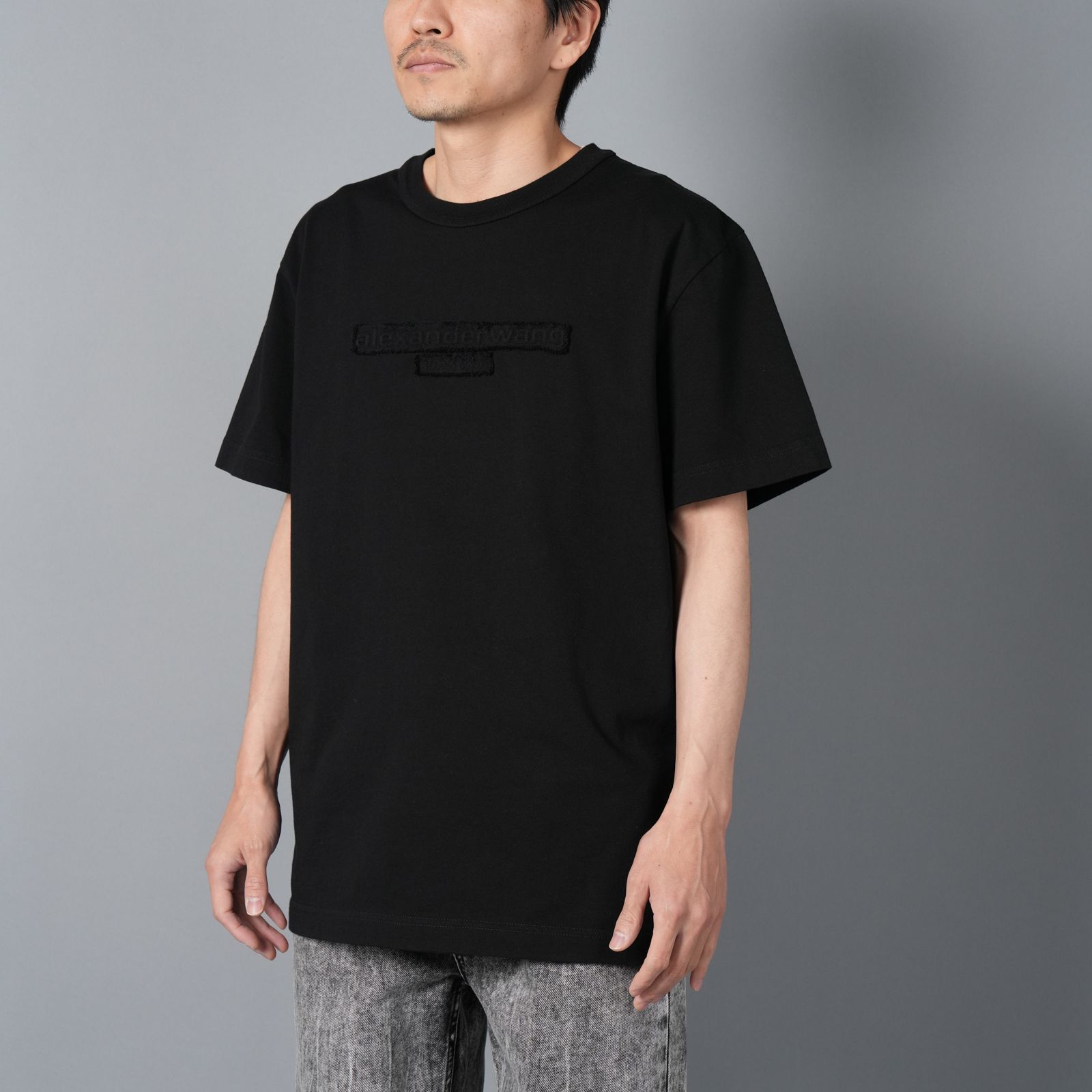 alexander wang - 【残りわずか】DISTRESSED LOGO SHORT SLEEVE TEE