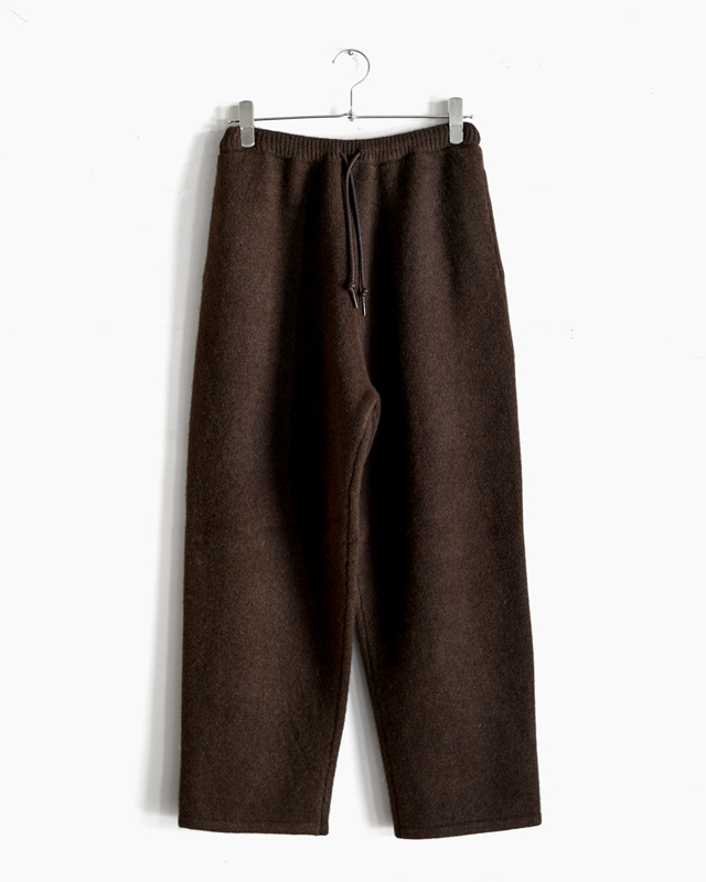 walenode｜Innocent YAK Circular Knitting Pants - Brown｜PRODUCT