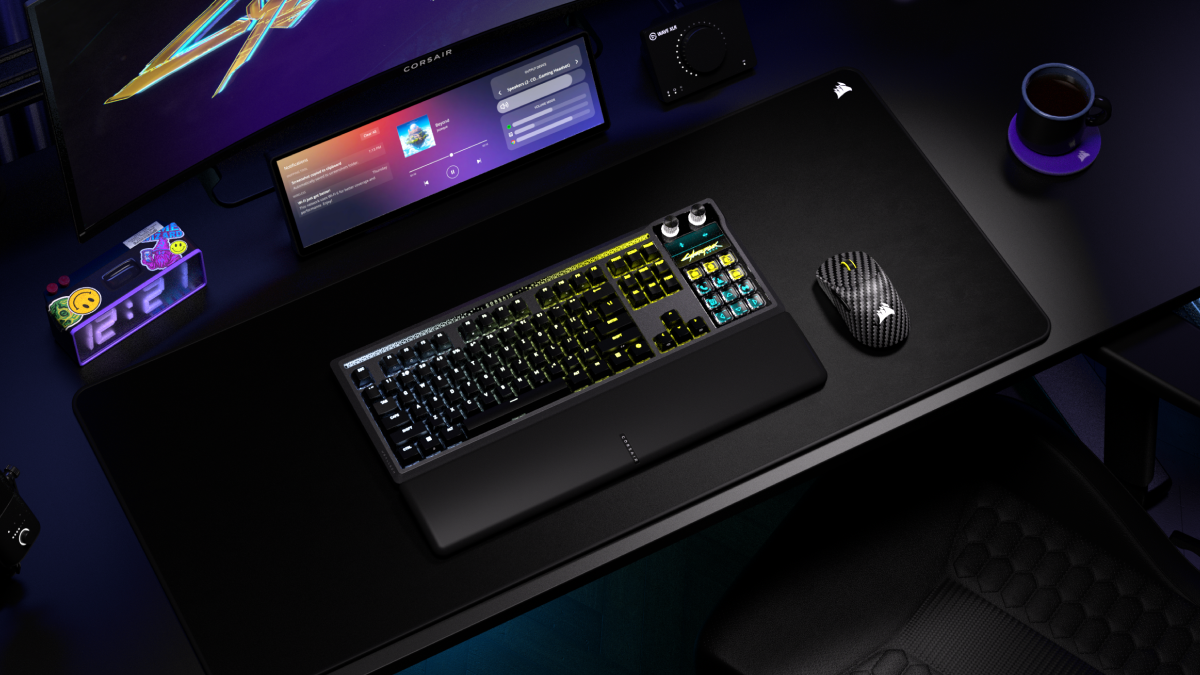 CORSAIR Introduces First Gaming Keyboard with Built-In Stream Deck