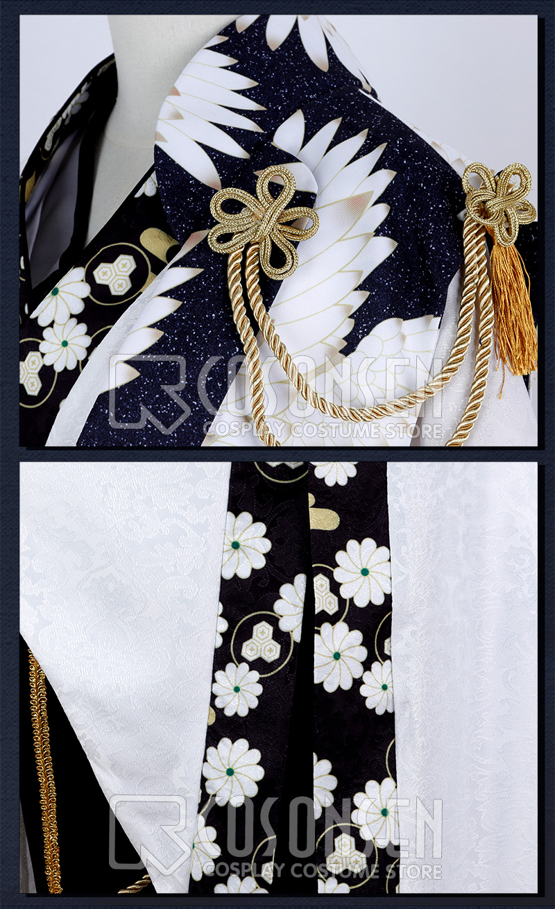 刀剣乱舞 ミュージカル2部ライブ衣装 葵咲本紀 鶴丸国永 コスプレ衣装