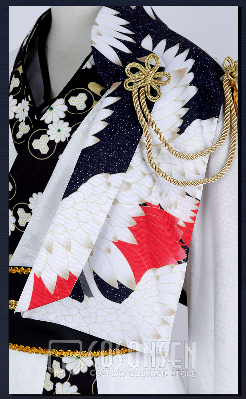 刀剣乱舞 ミュージカル2部ライブ衣装 葵咲本紀 鶴丸国永 コスプレ衣装