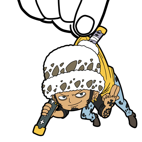 トラファルガー・ローつままれキーホルダー 2年前Ver. [ワンピース