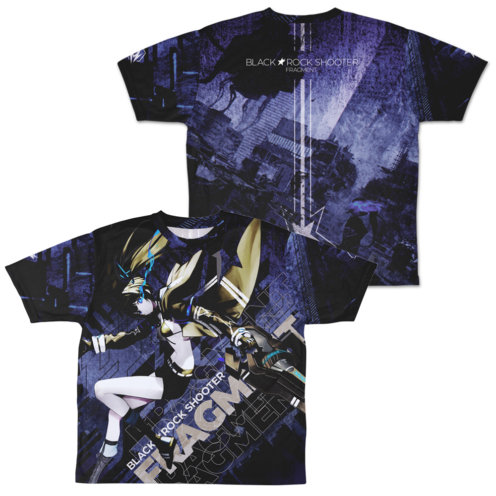 ブラック☆ロックシューター FRAGMENT 両面フルグラフィックTシャツ