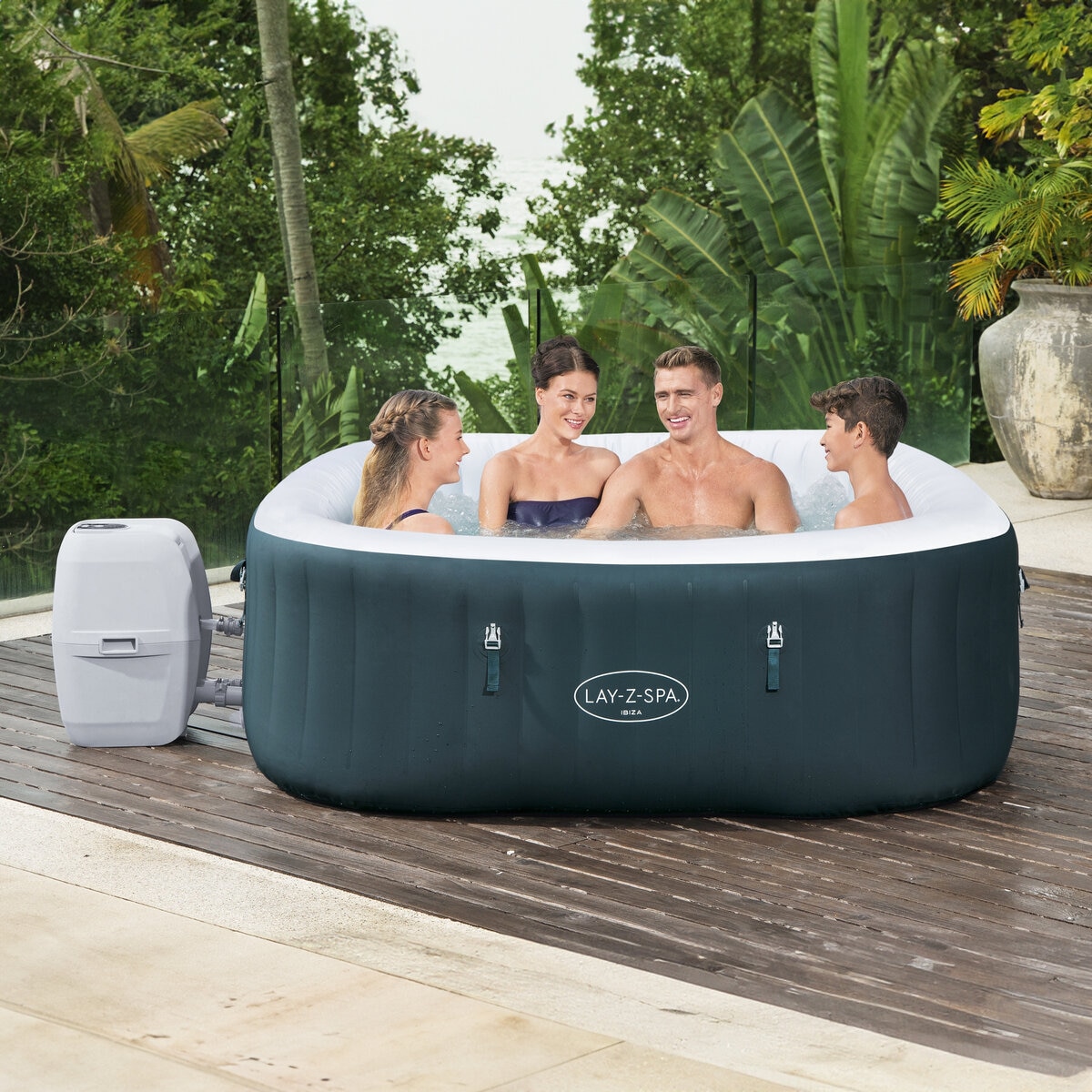 BESTWAY LAY-Z-Spa 4人用 ジャグジー | Costco Japan