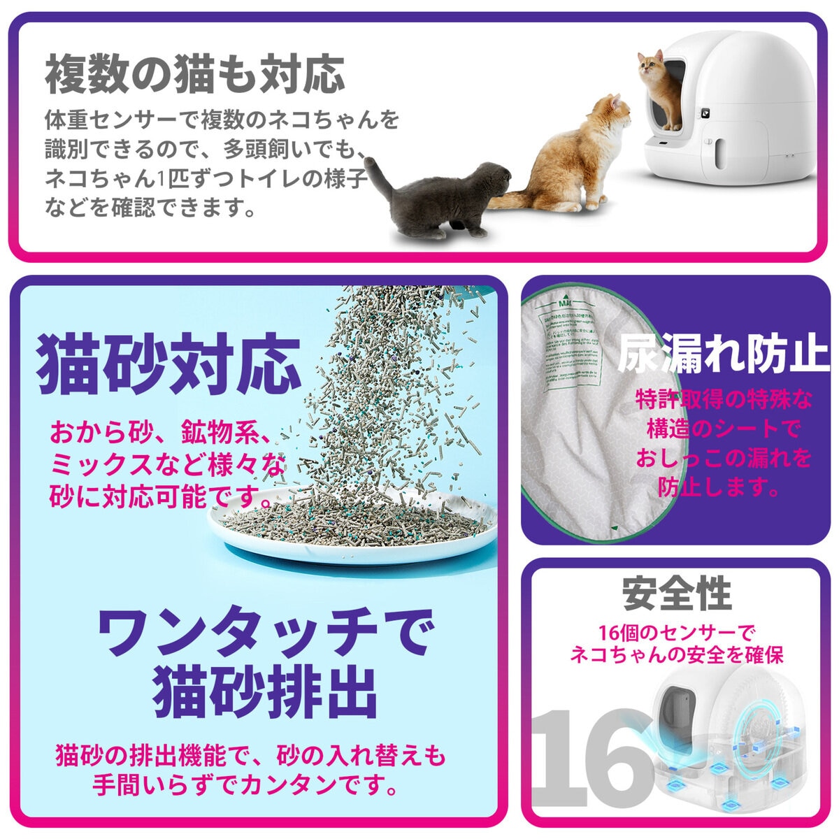 PETKIT 猫用自動トイレ Pura Max 2 P9902 | Costco Japan
