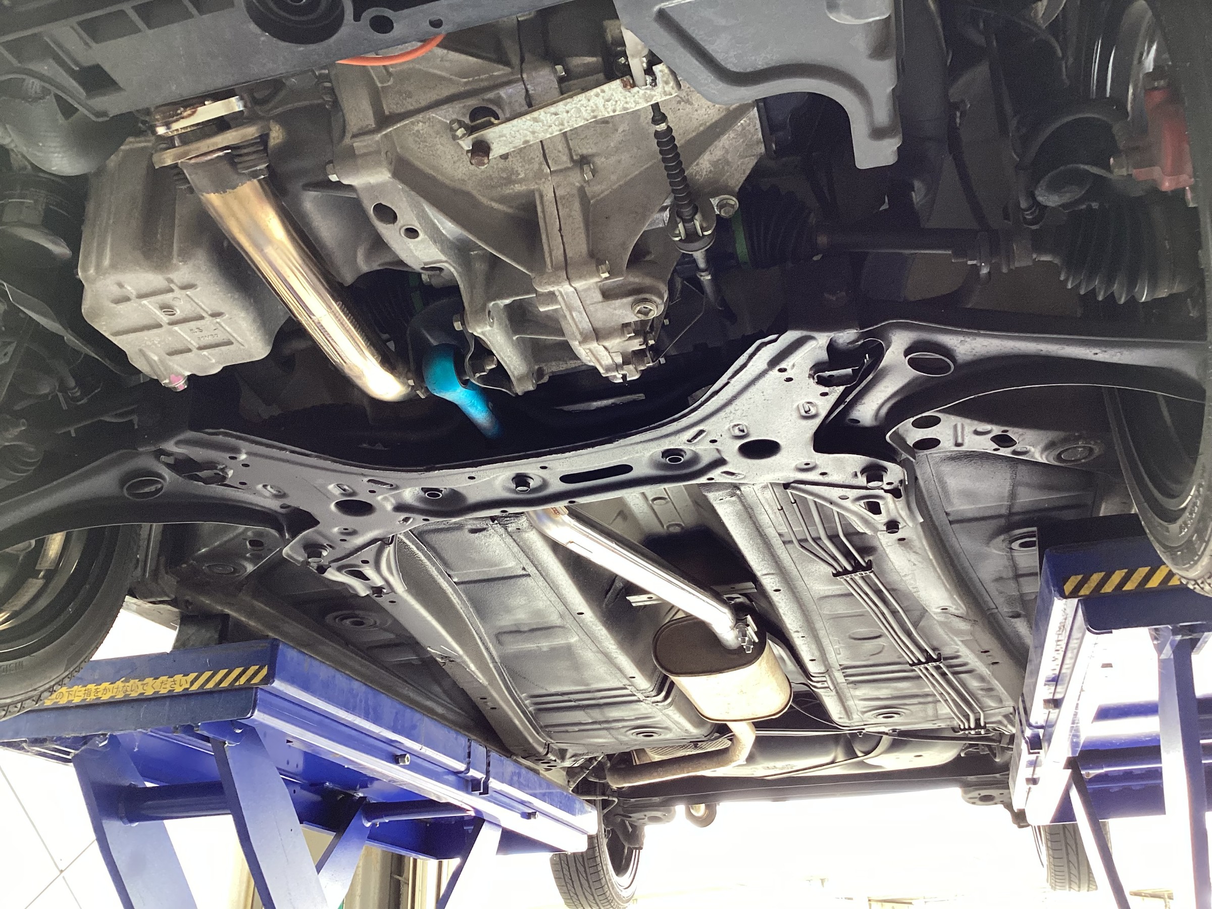 アルトワークス HA36S キャタライザー＆センターパイプ交換します