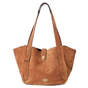 COACH】コーチ ハワイアン アロハ プリント キャンバス レザー トート