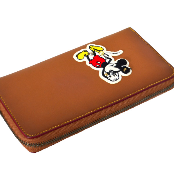 COACH】コーチ パッチワーク スタッズ レザー ディズニー ミッキー