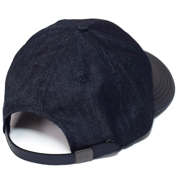 COACH】コーチ コットン レザー デニム ヴァーシティー C ワンポイント