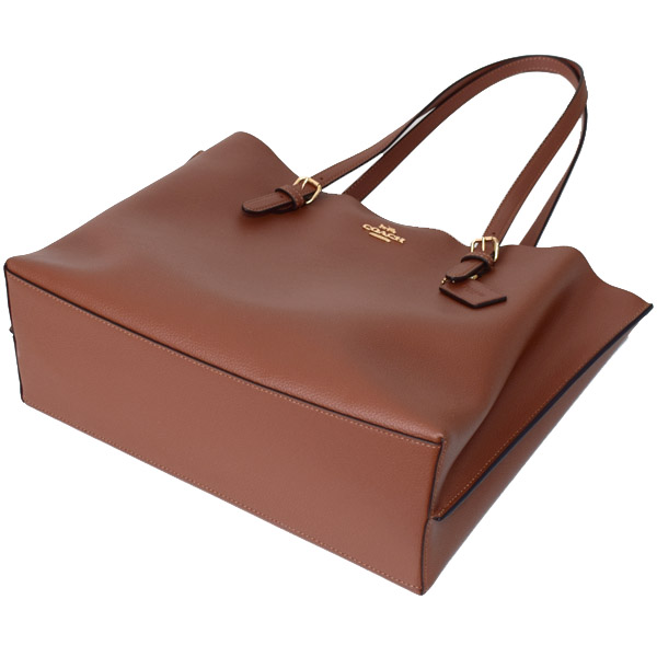 COACH】コーチ ぺブルレザー モリー ロゴ ショルダー トートバッグ