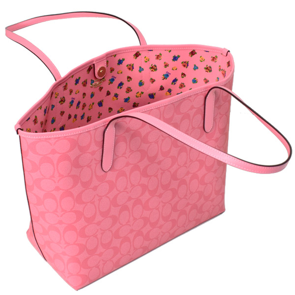 COACH】コーチ コーティングキャンバス スムースレザー シグネチャー