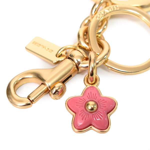 COACH】コーチ メタル シグネチャー フラワー ビッグモチーフ バッグ