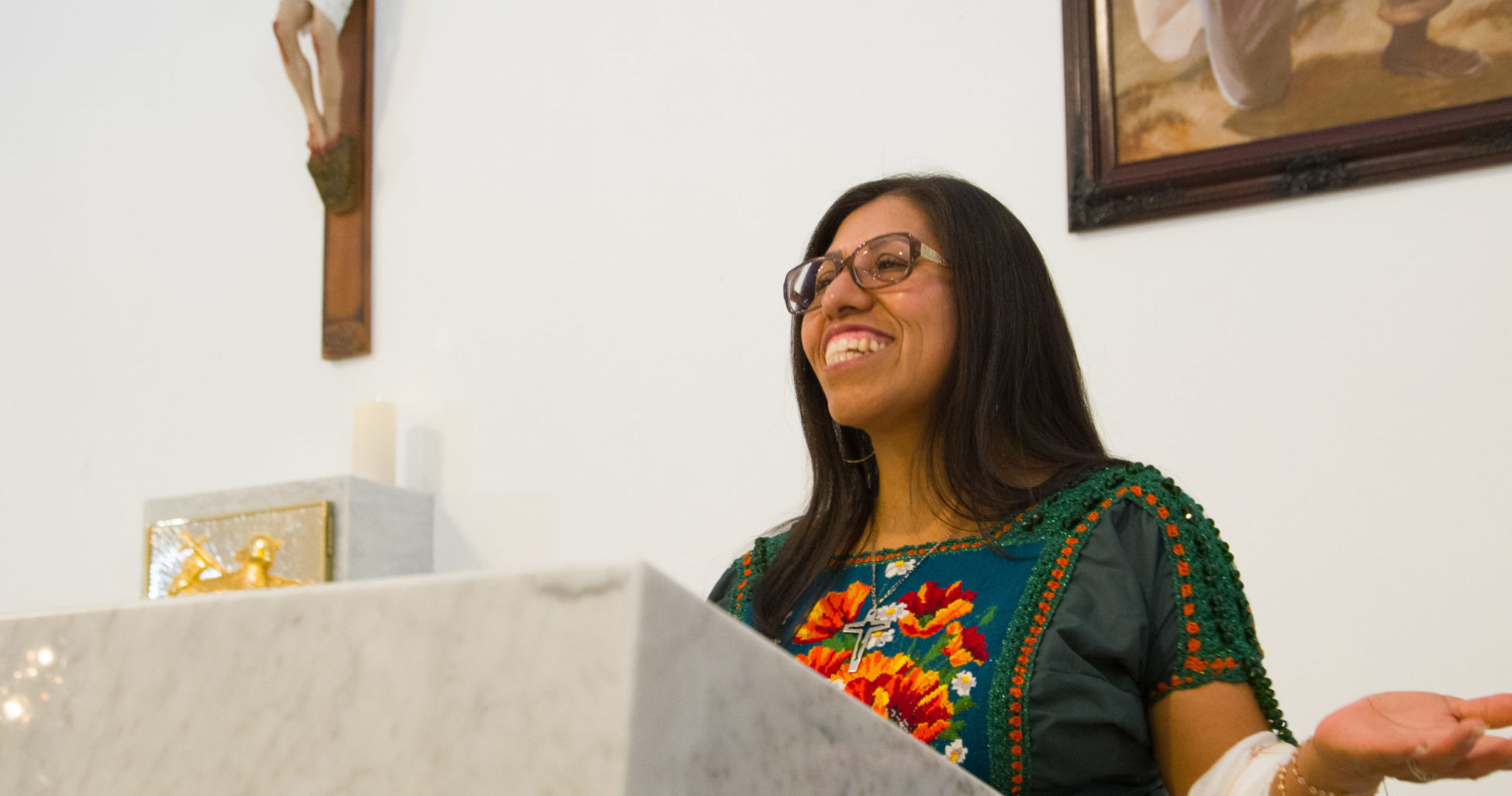 She survived human trafficking. Now this Catholic mother is