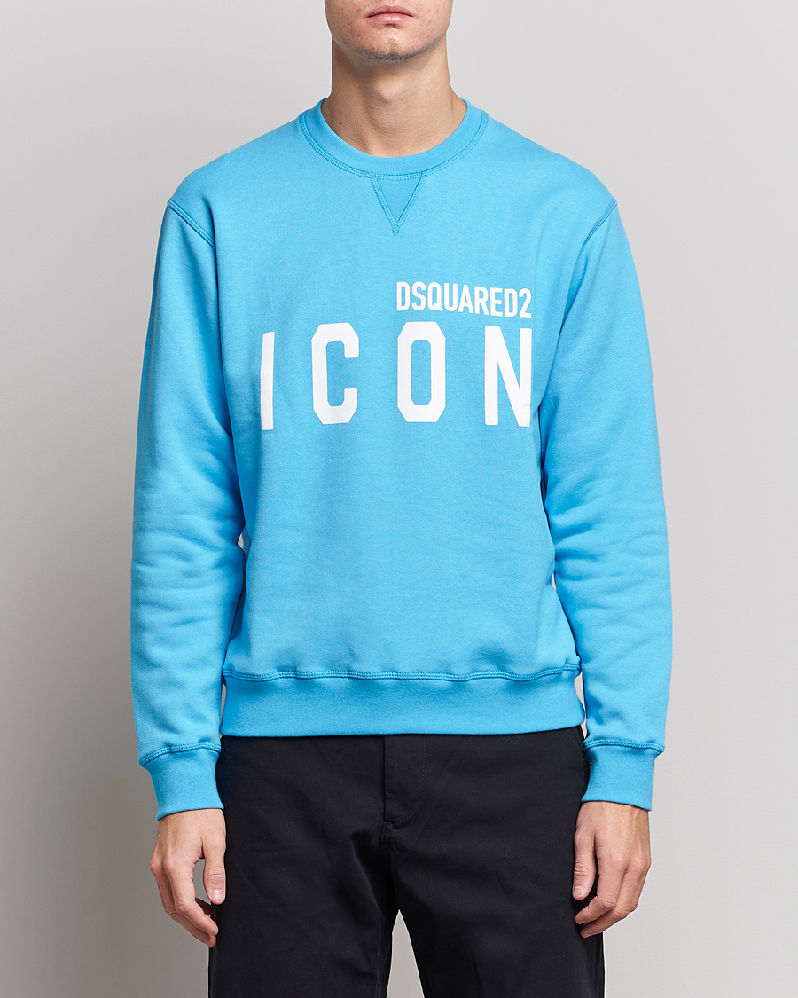 Dsquared2 Icon Logo Sweatshirt Blue Miami at CareOfCarl.com